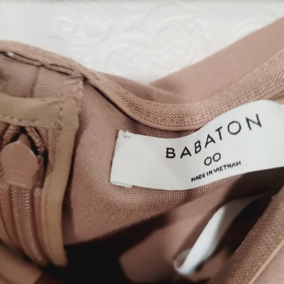 Babaton Ruslan dress in tan - Picture 4 of 8